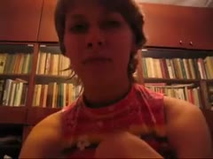 My short-haired white woman gets a facial and sucks my dong.